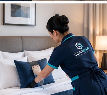 Tendido de cama para preparar una propiedad Airbnb